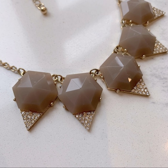 Costume Jewellery.  Purple/Gray Stones w/White Diamond Accents. - Picture 1 of 2